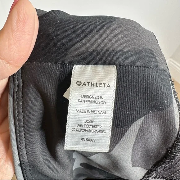 Athleta High Rise Camo Print Petite Leggings - Picture 7 of 7